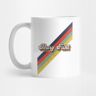 retro vintage color Mary Fahl Mug